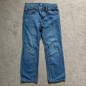 Boys Old Navy straight denim jeans size 8